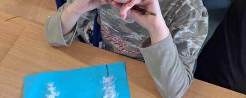  Zajęcia plastyczne w klasie 2 i 3 