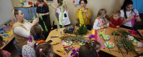  Warsztaty wielkanocne w oddziale przedszkolnym 