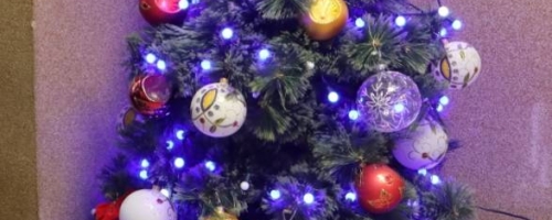 Świąteczne dekoracje w naszej szkole