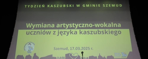 Wymiana artystyczno-wokalna uczniów w ramach Tygodnia Kaszubskiego w Gminie Szemud 