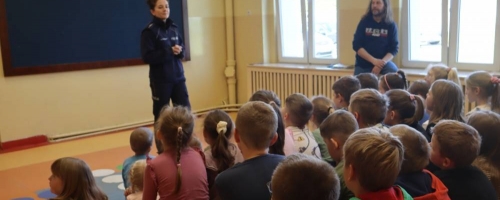  Spotkanie profilaktyczno-edukacyjne z funkcjonariuszkami z Komendy Powiatowej Policji w Wejherowie 