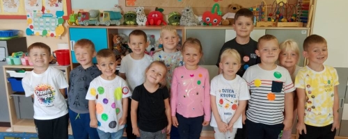 Międzynarodowy Dzień Kropki w oddziale przedszkolnym 