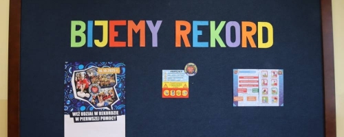 Po raz kolejny biliśmy rekord w pierwszej pomocy z WOŚP! 