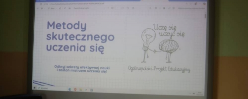  Udział w Ogólnopolskim Projekcie Edukacyjnym „Uczę się uczyć się” 