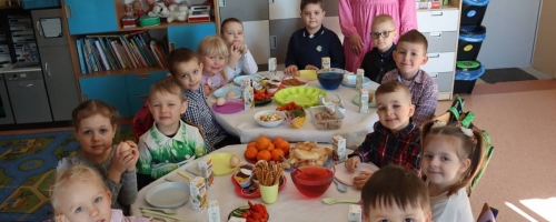  Śniadanie wielkanocne w oddziale przedszkolnym