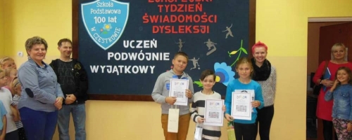 Laureaci III Szkolnego Konkursu Plastycznego 