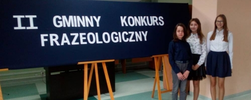 II Gminny Konkurs Frazeologiczny