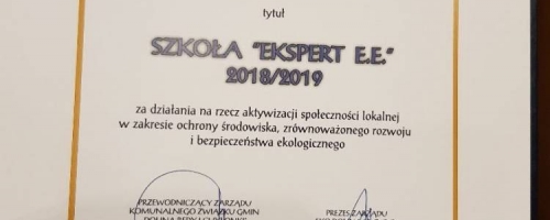 Otrzymaliśmy tytuł 