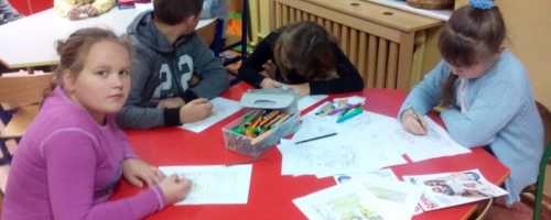 Kolorowanki z Żyrafą Lokatką, Kubą Pieniążkiem i jego rodziną:)
