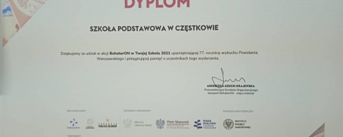 Udział w ogólnopolskiej kampanii 