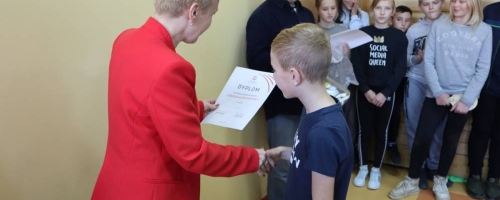  Dyplomy za aktywny udział w programie 