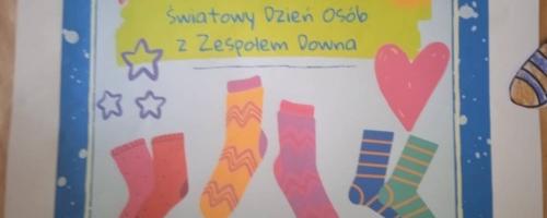 Światowy Dzień Zespołu Downa - Dzień Kolorowych Skarpetek