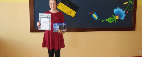 I miejsce w VIII Gminnym Konkursie Poezji i Piosenki Angielskiej:)