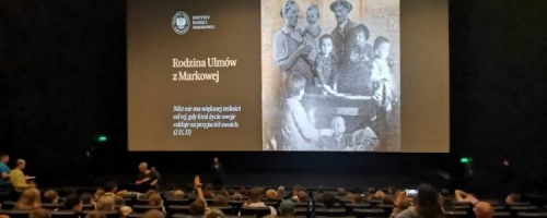  Udział w prelekcji oraz projekcji filmu „Historia jednej zbrodni” 