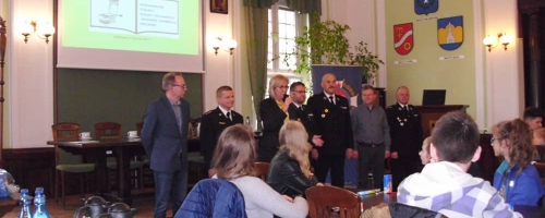 Udział Pawła w eliminacjach powiatowych Ogólnopolskiego Turnieju Wiedzy Pożarniczej „Młodzież Zapobiega Pożarom”